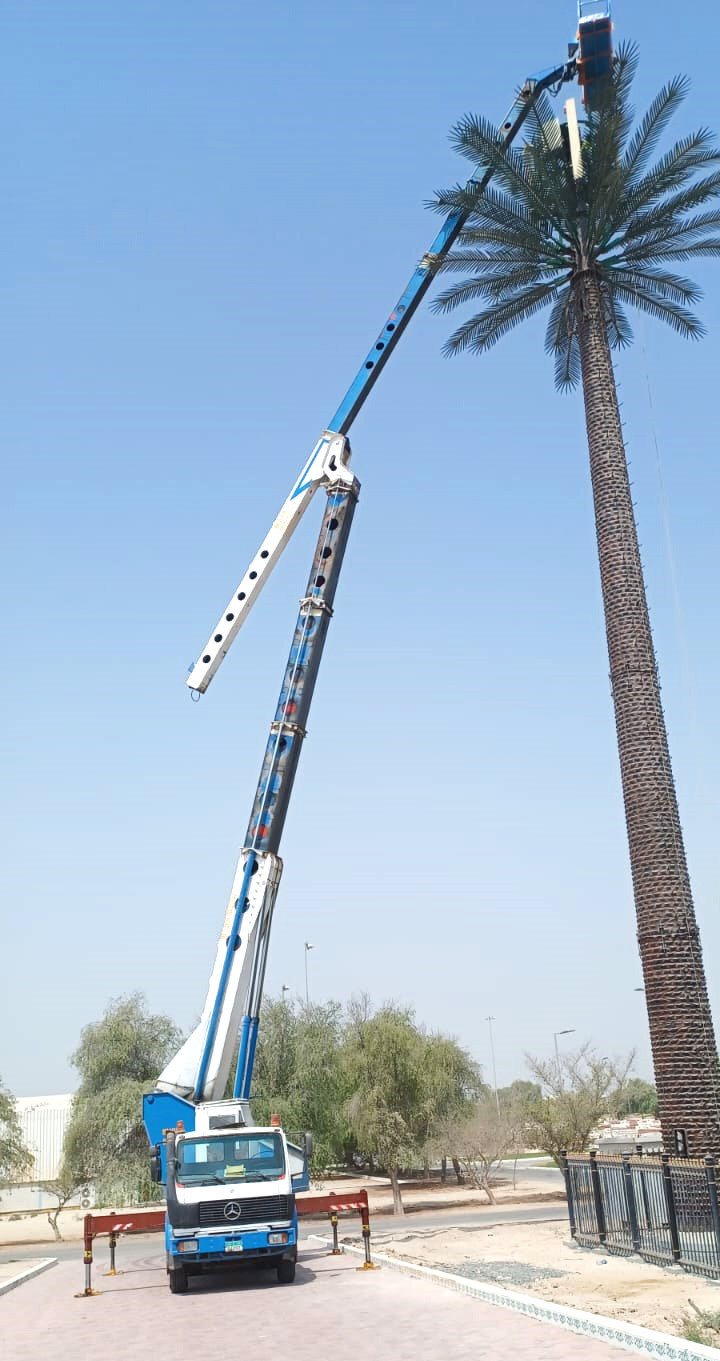 MERCEDES Truck Mounted manlift with 46M heigth