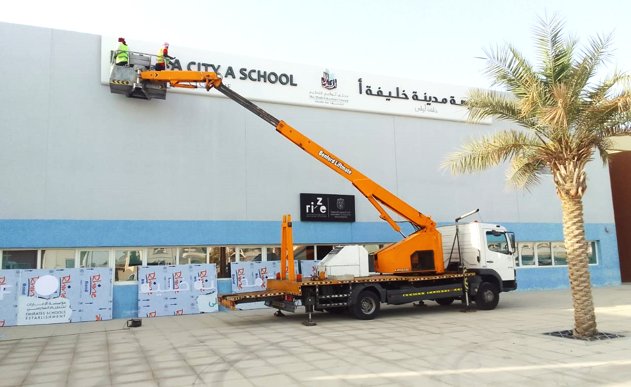 MERCEDES Truck Mounted manlift with 18M heigth