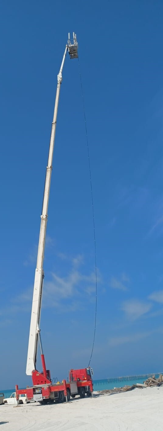 MERCEDES Truck Mounted manlift with 55M heigth