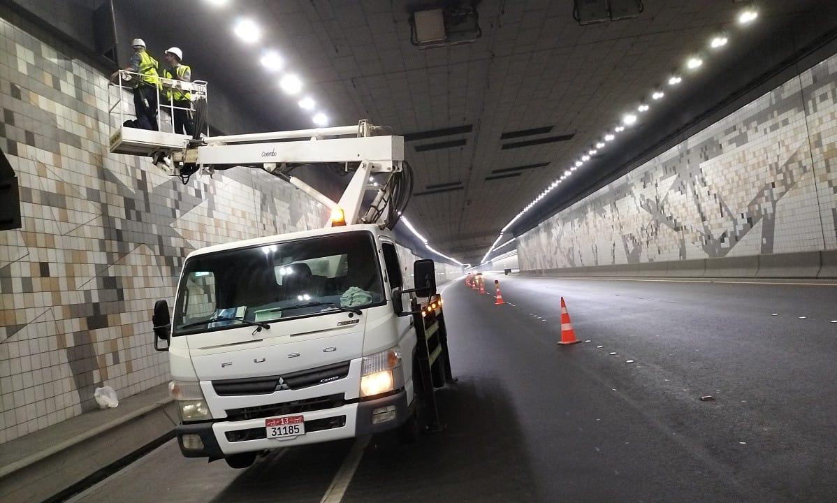 MITSUBISHI Truck Mounted manlift of 18m height