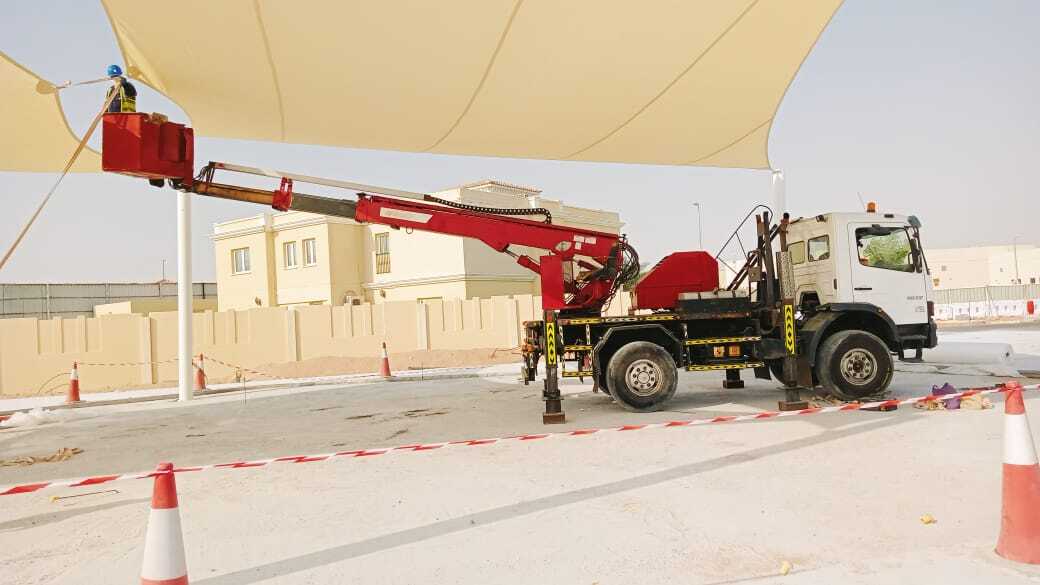 MERCEDES 4x4 Truck Mounted manlift with 15M heigth