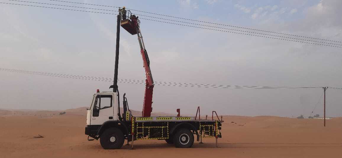 IVECO 4x4 Truck Mounted manlift with 18M heigth